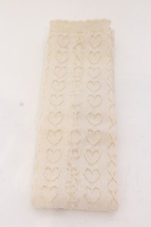 画像: Angelic Pretty / ぷくぷくハートオーバーニー  アイボリー O-25-03-25-055-AP-ZA-IG-OS