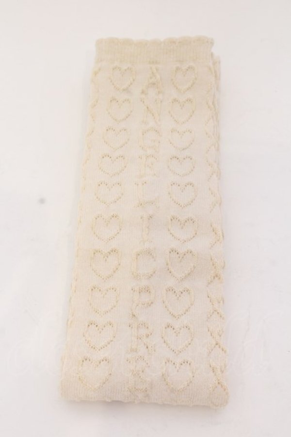 画像1: Angelic Pretty / ぷくぷくハートオーバーニー  アイボリー O-25-03-25-055-AP-ZA-IG-OS (1)