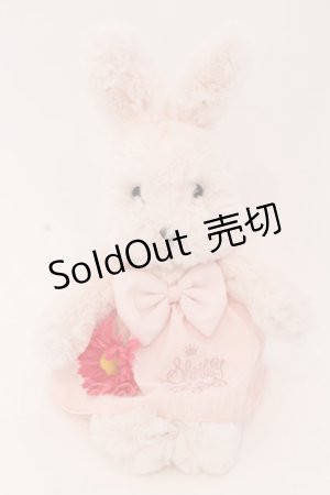 画像: Shirley Temple / うさちゃんぬいぐるみ  ピンク×ロゴお洋服 O-25-05-30-1044-ET-ZA-IG-OS
