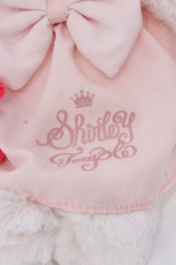 画像2: Shirley Temple / うさちゃんぬいぐるみ  ピンク×ロゴお洋服 O-25-03-25-061-ET-ZA-IG-OS (2)