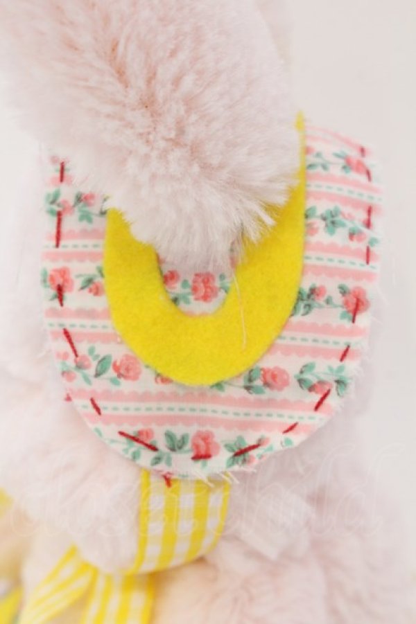 画像3: Shirley Temple / うさちゃんぬいぐるみ  ピンク×花がらお洋服 O-25-03-25-062-ET-ZA-IG-OS (3)