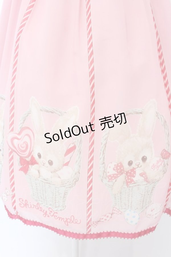 画像3: Shirley Temple / Sweet Basket Bunnyジャンパースカート 160cm ピンク O-25-03-25-011-ET-OP-IG-OS (3)