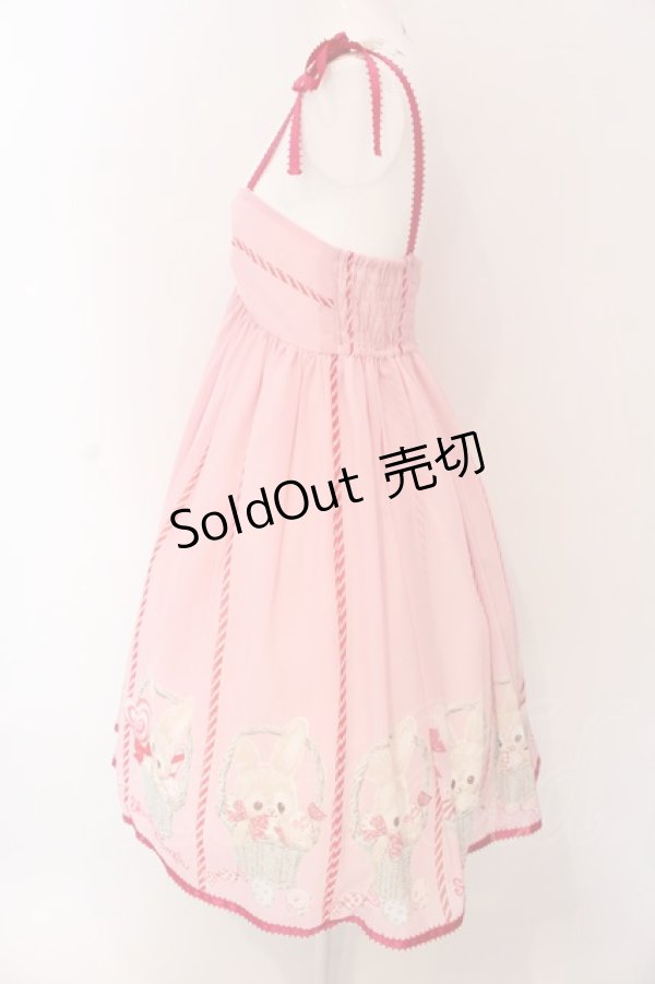 画像4: Shirley Temple / Sweet Basket Bunnyジャンパースカート 160cm ピンク O-25-03-25-011-ET-OP-IG-OS (4)
