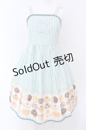 画像: Shirley Temple / ドーナツptジャンパースカート 160cm ミント O-25-03-25-012-ET-OP-IG-OS