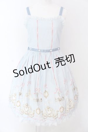 画像: Shirley Temple / プリンセスptジャンパースカート 160cm サックス O-25-03-25-013-ET-OP-IG-OS