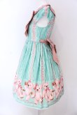 画像4: Shirley Temple / シャーリーベアプリントジャンパースカート 160cm ミント O-25-03-25-015-ET-OP-IG-OS (4)