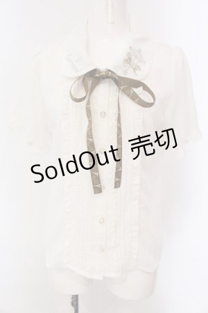 画像: axes femme POETIQUE / メリーゴーランド刺繍ブラウス M シロ O-25-03-26-029-AX-OP-IG-OS