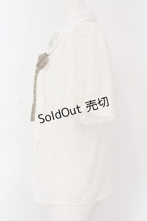 画像3: axes femme POETIQUE / メリーゴーランド刺繍ブラウス M シロ O-25-03-26-029-AX-OP-IG-OS (3)