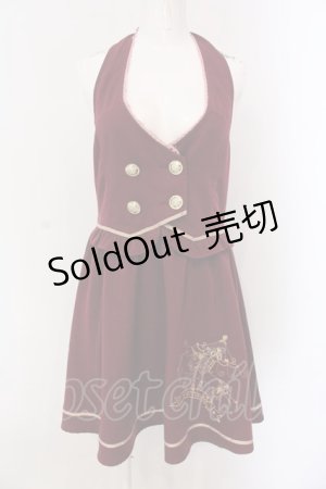 画像: axes femme POETIQUE / ドッキングデザインジャンドレ M ワイン O-25-03-26-030-AX-OP-IG-OS