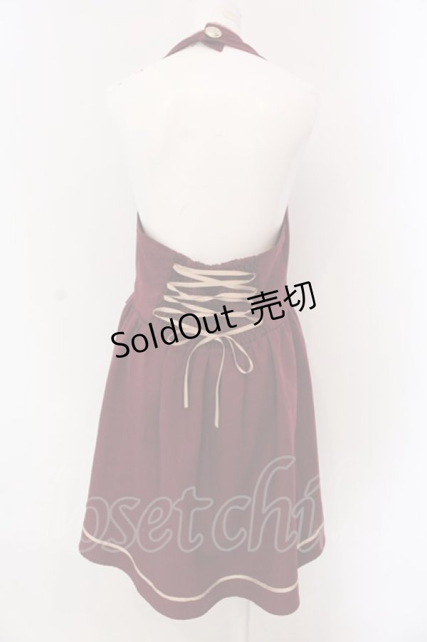 画像4: axes femme POETIQUE / ドッキングデザインジャンドレ M ワイン O-25-03-26-030-AX-OP-IG-OS (4)