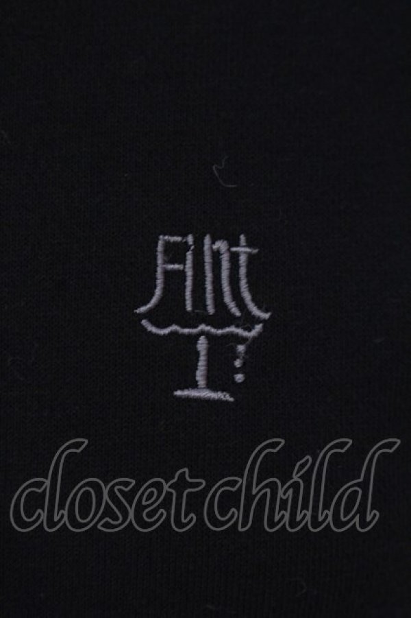 画像2: F i.n.t / ロゴ刺繍裏毛カーディガン F クロ O-25-03-26-1043-CA-TO-OW-ZT120 (2)