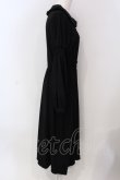画像2: LEBECCA boutique / 銀のスプーンとシャーリングスリーブワンピース  クロ O-25-03-26-1051-EL-OP-IG-ZT231 (2)