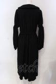 画像3: LEBECCA boutique / 銀のスプーンとシャーリングスリーブワンピース  クロ O-25-03-26-1051-EL-OP-IG-ZT231 (3)