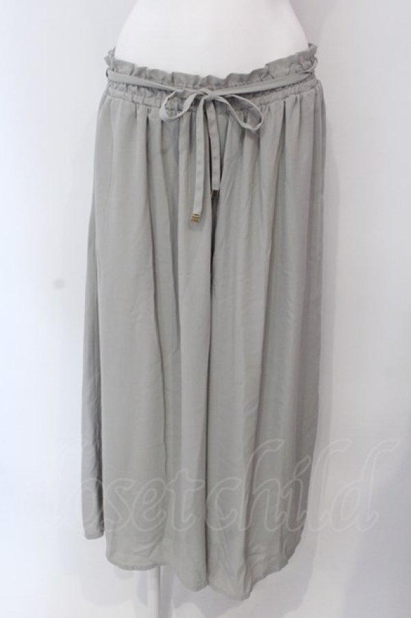画像1: an another angelus / 梨地ワイドパンツ F グリーン O-25-03-26-1064-CA-PA-OW-ZT234 (1)