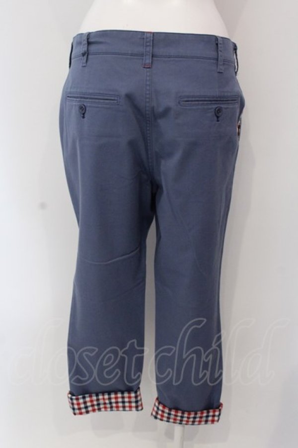画像4: Karl Helmut / ロゴ刺繍入りチノストレッチパンツ 3(M) ブルー O-25-03-26-1065-EL-PA-SA-ZT234 (4)