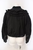画像3: Jane Marple / Front frill padding jacket ジャケット M クロ O-25-03-26-1008-JM-JA-IG-ZT236 (3)