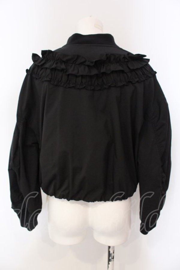 画像3: Jane Marple / Front frill padding jacket ジャケット M クロ O-25-03-26-1008-JM-JA-IG-ZT236 (3)