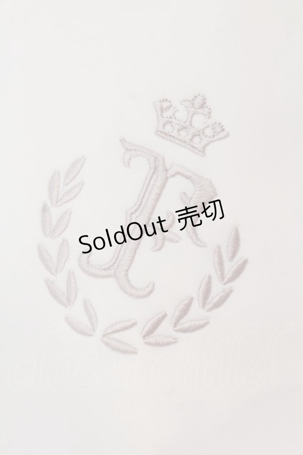 画像2: Fi.n.t / 刺繍入りダンボールニットプルオーバー F アイボリー O-25-03-26-1012-CA-TO-OW-ZT114 (2)