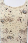 画像2: Franche Lippee /少女とバンビ柄カットワンピース M イエロー O-25-03-26-1013-LO-OP-IG-ZT114 (2)