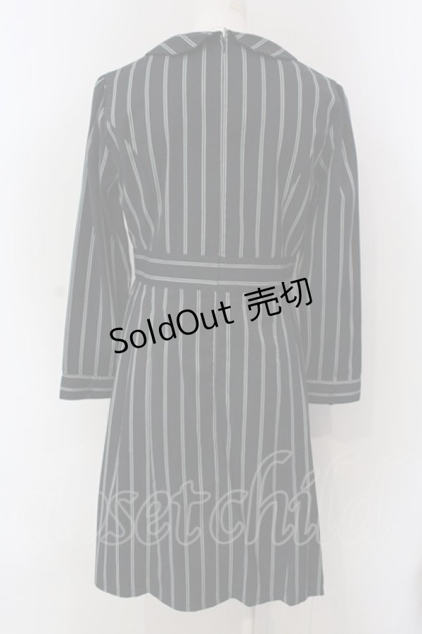 画像3: Fi.n.t / GIGIストライプワンピース  ネイビー×グリーン O-25-03-26-1025-CA-OP-IG-ZT110 (3)