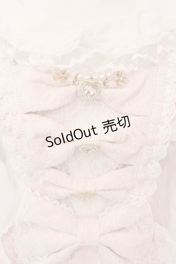 画像2: LIZ LISA / トリプルリボンフリルセットアップ  ピンク O-25-03-26-001-LO-OP-IG-OS (2)