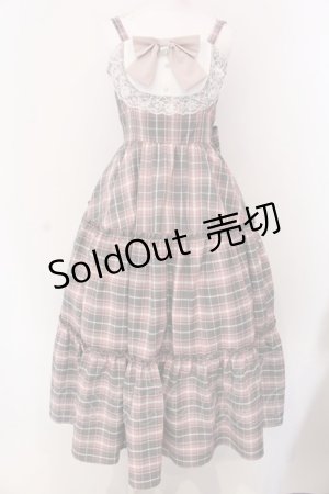 画像: Lovely Tency / 眞白ありすコラボ ジャンパースカート M ピンク O-25-03-26-007-LO-OP-IG-OS