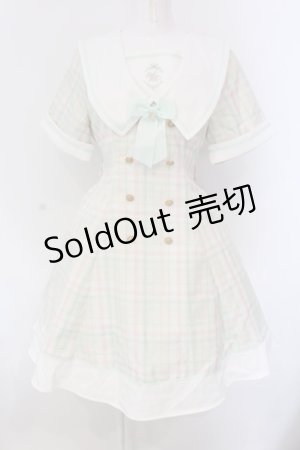 画像: Amavel / Juicy Checkワンピース  ミント O-25-03-26-011-CA-OP-IG-OS