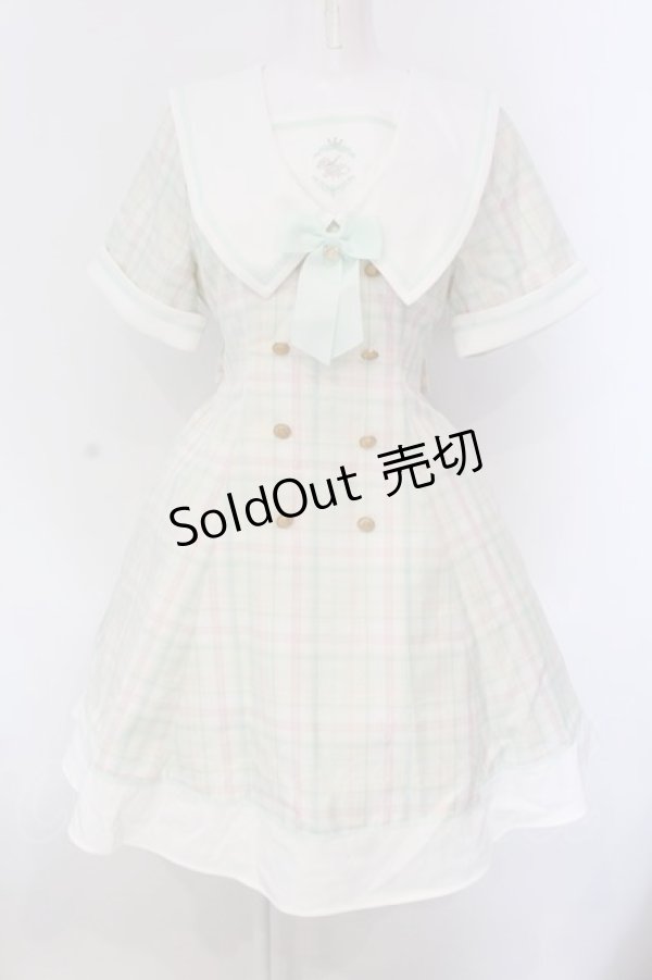 画像1: Amavel / Juicy Checkワンピース  ミント O-25-03-26-011-CA-OP-IG-OS (1)