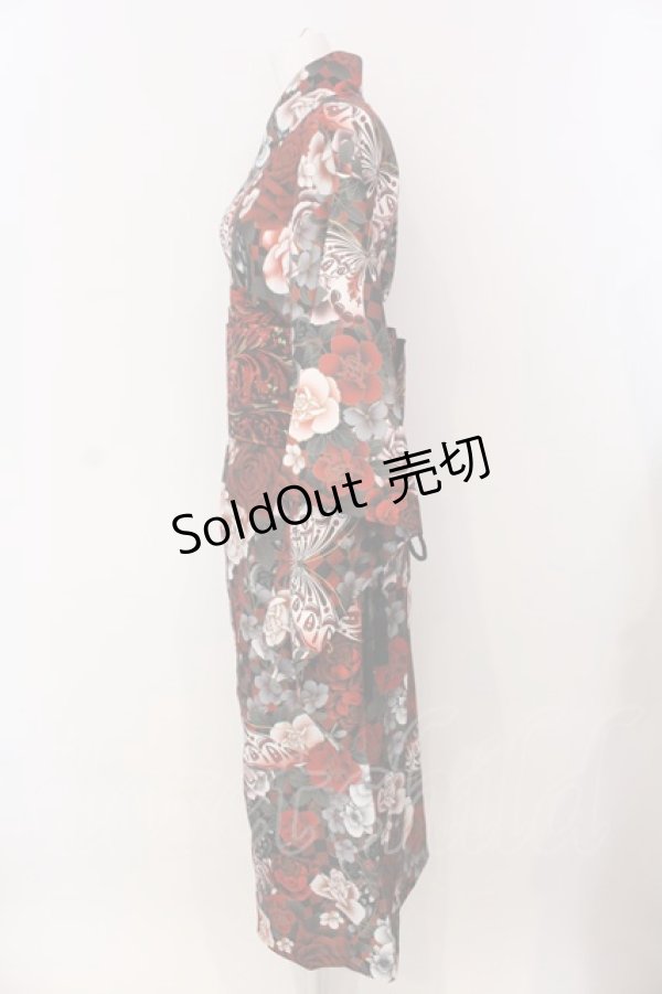 画像3: Qutie Frash / 2024 浴衣3点セット  レッド O-25-03-26-015-QU-OP-IG-OS (3)