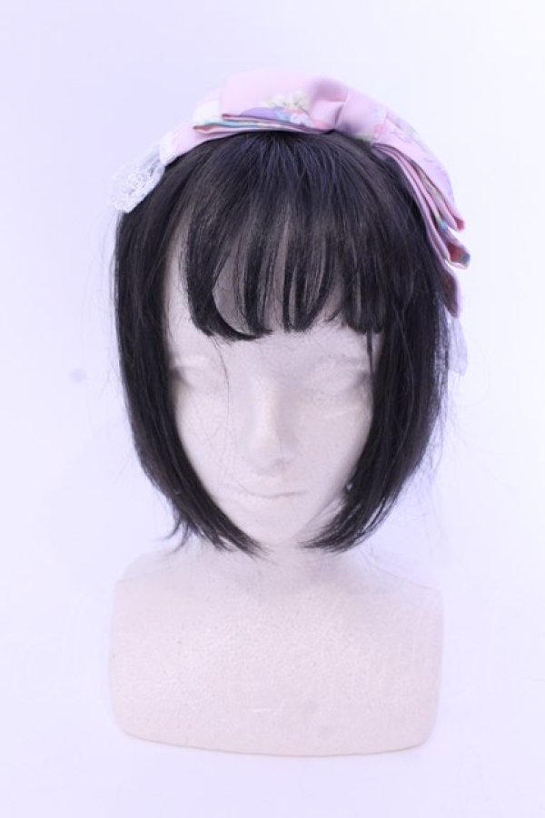 画像2: Angelic Pretty / うさぎのPicnic Partyカチューシャ  ピンク O-25-03-27-035-AP-AC-OW-ZT-K016 (2)