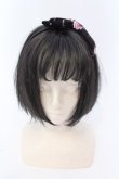 画像2: axes femme POETIQUE / スウィートリボンカチューシャ  クロ×ピンク O-25-03-27-037-AX-AC-IG-ZT-K016 (2)