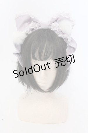 画像: ALICE and the PIRATES / コロンビーヌリボンカチューシャ  ラベンダー O-25-03-27-038-PA-AC-IG-ZT-K016