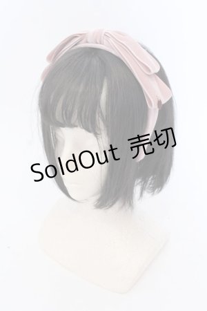 画像: PINK HOUSE / little sunny bite×PINK HOUSE big ribbon  ピンク O-25-03-27-040-LO-AC-IG-OS