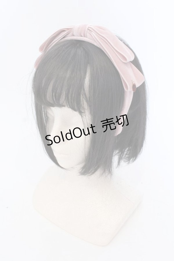 画像1: PINK HOUSE / little sunny bite×PINK HOUSE big ribbon  ピンク O-25-03-27-040-LO-AC-IG-OS (1)