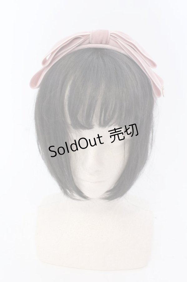 画像2: PINK HOUSE / little sunny bite×PINK HOUSE big ribbon  ピンク O-25-03-27-040-LO-AC-IG-OS (2)