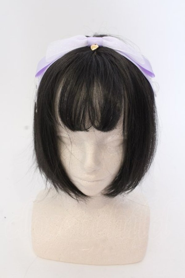 画像1: Angelic Pretty / SheerドットMichelleカチューシャ  ラベンダー O-25-03-27-045-AP-AC-OW-ZT-K016 (1)