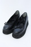 画像1: Candy Stripper / ENDEARING BALLET SHOES S（約23ｃｍ） ブラック O-25-03-27-054-PU-SH-OW-ZT-K017 (1)