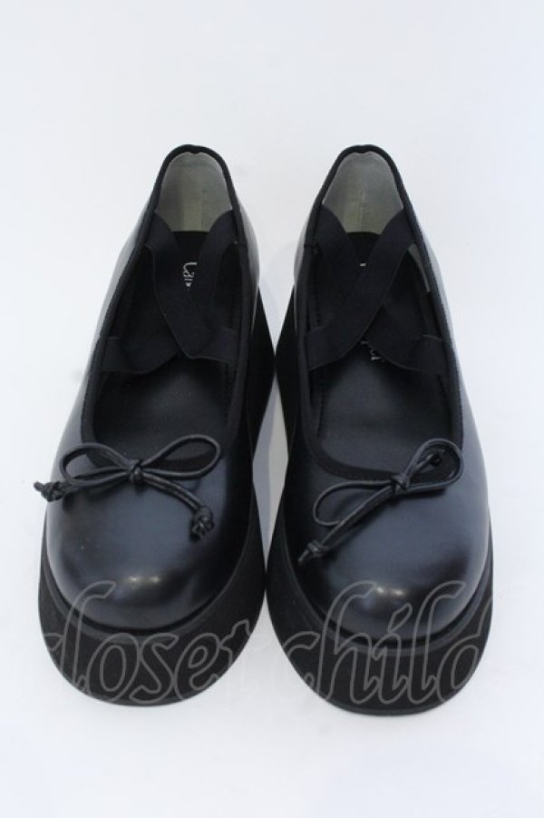 画像2: Candy Stripper / ENDEARING BALLET SHOES S（約23ｃｍ） ブラック O-25-03-27-054-PU-SH-OW-ZT-K017 (2)