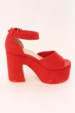画像5: LEBECCA boutique / × Honey Salon 連れて行ってくれるスウェードサンダル M アカ O-25-03-27-055-EL-SH-IG-ZT-K017 (5)
