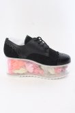 画像5: Swankiss / EV flower box スニーカー M クロ×クリア O-25-03-27-057-CA-SH-IG-ZT-K017 (5)