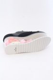 画像6: Swankiss / EV flower box スニーカー M クロ×クリア O-25-03-27-057-CA-SH-IG-ZT-K017 (6)