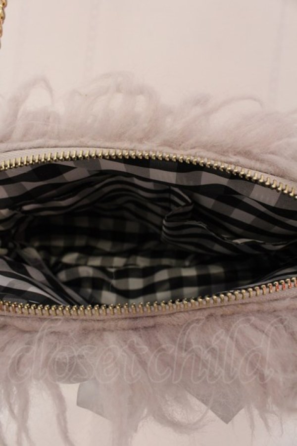 画像4: Maison de FLEUR / ファーポシェット  グレー O-25-03-27-010-LO-BG-IG-ZT-K013 (4)