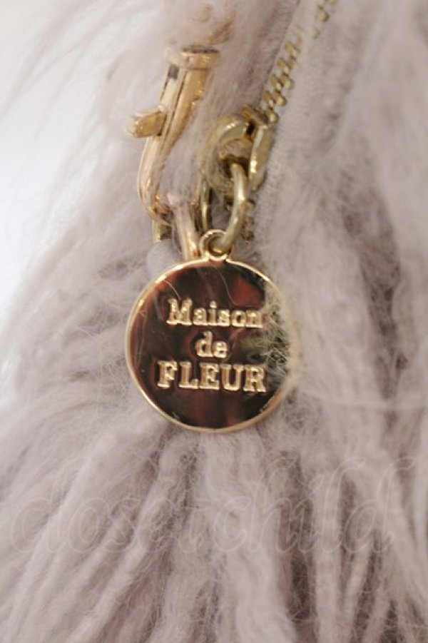 画像5: Maison de FLEUR / ファーポシェット  グレー O-25-03-27-010-LO-BG-IG-ZT-K013 (5)
