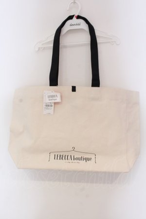 画像: LEBECCA boutique / 私たちのキャンバスバッグ（L）  ナチュラル×クロ O-25-03-27-002-EL-BG-OW-ZT-K013