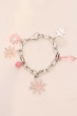 画像1: MILK / 雪の結晶ブレスレット  シルバー×ピンク系 O-25-03-27-020-ML-AC-IG-ZT-K016 (1)