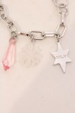 画像4: MILK / 雪の結晶ブレスレット  シルバー×ピンク系 O-25-03-27-020-ML-AC-IG-ZT-K016 (4)