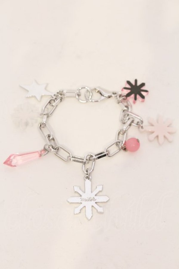 画像5: MILK / 雪の結晶ブレスレット  シルバー×ピンク系 O-25-03-27-020-ML-AC-IG-ZT-K016 (5)