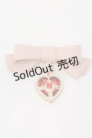 画像: 【SALE】Rose Marie seoir / コズミックハートコンパクトバレッタ  ピンク×レッドコンパクト O-25-03-27-021-EL-AC-IG-ZT434-F005