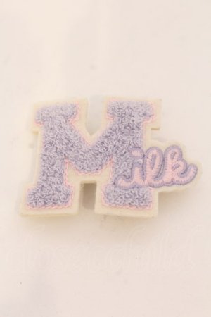 画像: MILK / Mバレッタ  ラベンダー×アイボリー O-25-03-27-024-ML-AC-IG-ZT-K016