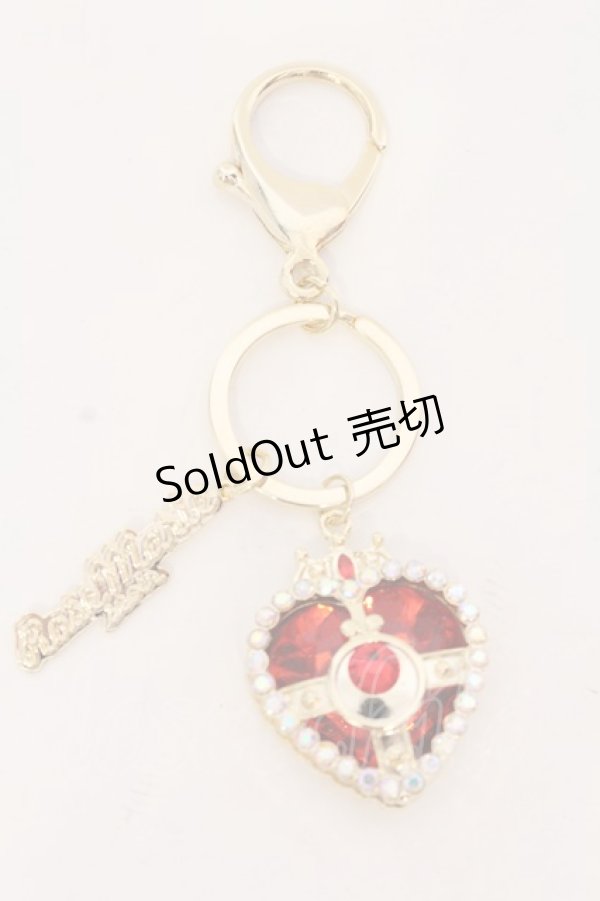 画像1: Rose Marie seoir / コズミックハートコンパクトキーチェーン  レッドコンパクト O-25-03-27-027-EL-ZA-IG-ZT-K016 (1)